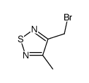 3-(bromomethyl)-4-methyl-1,2,5-thiadiazole结构式