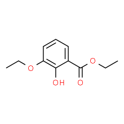 Benzoic acid, 3-ethoxy-2-hydroxy-, ethyl ester (9CI) Structure