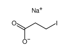 sodium-3-iodopropionate Structure