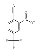 4-氰基-3-硝基三氟甲基苯结构式