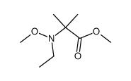 methyl α-(N-methoxy-N-ethylamino)isobutyrate结构式