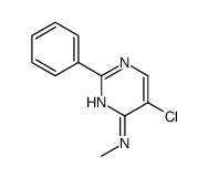 5-chloro-N-methyl-2-phenylpyrimidin-4-amine Structure