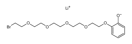 lithium 2-((14-bromo-3,6,9,12-tetraoxatetradecyl)oxy)phenolate Structure