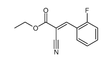 2-氰基-3-(2-氟苯基)丙烯酸乙酯结构式