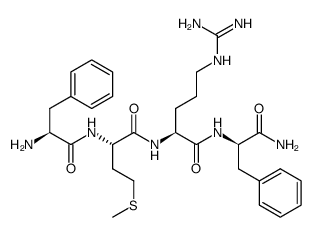 H-Phe-Met-Arg-D-Phe-NH2结构式