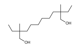 1,10-Decanediol, 2,9-diethyl-2,9-dimethyl- Structure