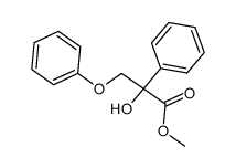 methyl 2-phenyl-3-phenoxy-2-hydroxypropanoate Structure