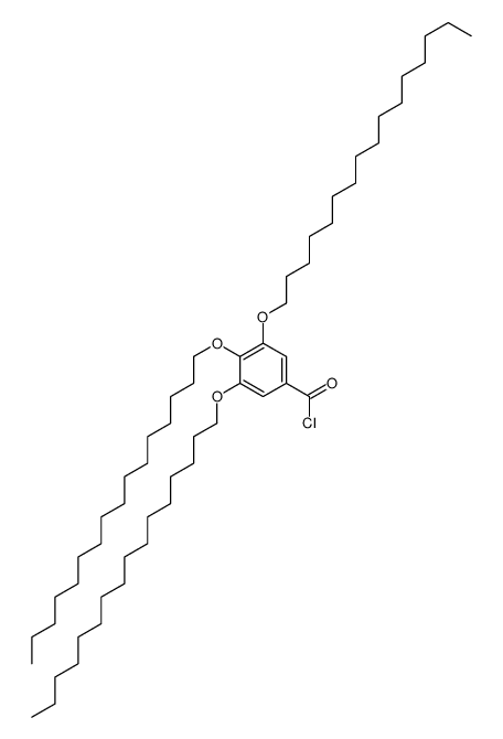 3,4,5-trihexadecoxybenzoyl chloride结构式