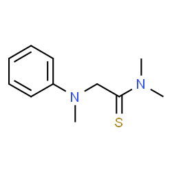 Ethanethioamide,N,N-dimethyl-2-(methylphenylamino)- Structure