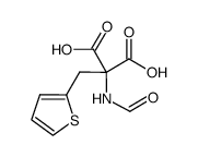 2-formylamino-2-thiophen-2-yl-methyl-malonic acid Structure