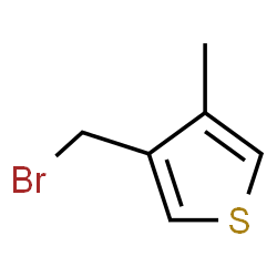3-(溴甲基)-4-甲基噻吩结构式