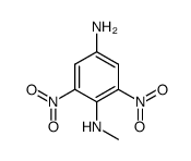 N1-methyl-2,6-dinitro-p-phenylenediamine Structure