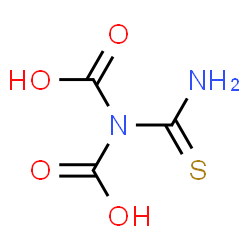 -alpha-,-alpha--Ureadicarboxylic acid,thio- (2CI) Structure