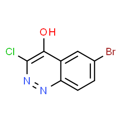 4-Cinnolinol,6-bromo-3-chloro-结构式