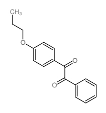 Ethanedione,phenyl(4-propoxyphenyl)- (9CI)结构式