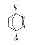 1,4-dibromo-2,3-diazabicyclo(2.2.2)oct-2-ene结构式