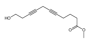 methyl 11-hydroxyundeca-5,8-diynoate结构式