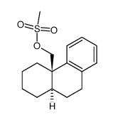 trans-4a-methylsulphonyloxymethyl-1,2,3,4,4a,9,10,10a-octahydrophenanthrene结构式