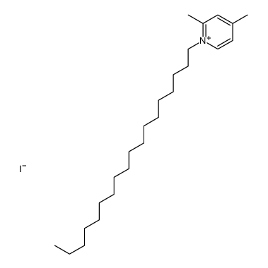 2,4-dimethyl-1-octadecylpyridin-1-ium,iodide Structure