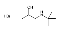 1-(tert-butylamino)propan-2-ol,hydrobromide结构式