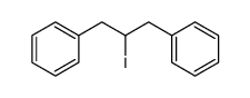 (2-iodo-3-phenylpropyl)benzene Structure