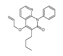 3-butyl-1-phenyl-4-prop-2-enoxy-1,8-naphthyridin-2-one Structure