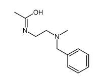 N-[2-[benzyl(methyl)amino]ethyl]acetamide Structure