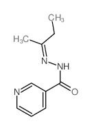 N-(butan-2-ylideneamino)pyridine-3-carboxamide Structure