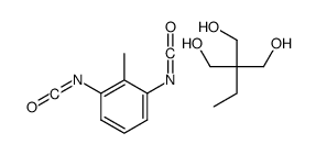 1,3-diisocyanato-2-methylbenzene,2-ethyl-2-(hydroxymethyl)propane-1,3-diol Structure