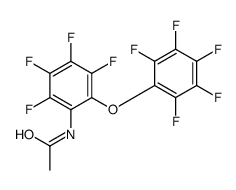 N-[2,3,4,5-tetrafluoro-6-(2,3,4,5,6-pentafluorophenoxy)phenyl]acetamide结构式
