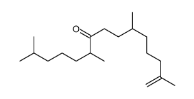 2,6,10,14-tetramethylpentadec-14-en-7-one Structure