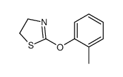 2-(2-methylphenoxy)-4,5-dihydro-1,3-thiazole结构式
