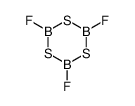 2,4,6-trifluoro-1,3,5,2,4,6-trithiatriborinane结构式