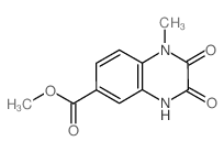 Methyl 1-methyl-2,3-dioxo-1,2,3,4-tetrahydroquinoxaline-6-carboxylate Structure