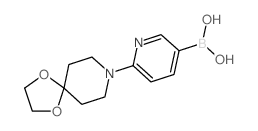 (6-(1,4-DIOXA-8-AZASPIRO[4.5]DECAN-8-YL)PYRIDIN-3-YL)BORONIC ACID Structure