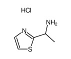 1-(1,3-thiazol-2-yl)ethanamine结构式
