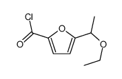 2-Furoyl chloride, 5-(1-ethoxyethyl)- (7CI)结构式