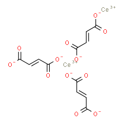 cerium(III) 2-butenedioate Structure