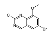 6-溴-2-氯-8-甲氧基喹唑啉结构式