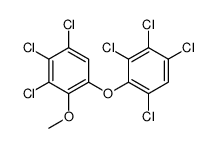 1,2,3,5-tetrachloro-4-(3,4,5-trichloro-2-methoxyphenoxy)benzene结构式
