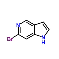 6-溴-1H-吡咯并[3,2-c]吡啶结构式