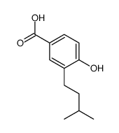 4-羟基-3-异戊基苯甲酸结构式