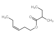 2-甲基丁酸-3-己烯醇酯结构式