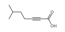 6-methyl-hept-2-ynoic acid结构式