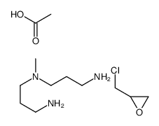 acetic acid,N'-(3-aminopropyl)-N'-methylpropane-1,3-diamine,2-(chloromethyl)oxirane Structure