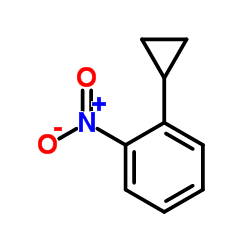 (o-Nitrophenyl)cyclopropane Structure