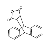 cis-9,10-dihydro-9,10-ethanoanthracene-11,12-dicarboxylic acid anhydride Structure