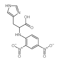 L-Histidine,N-(2,4-dinitrophenyl)-结构式