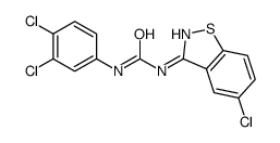 1-(5-chloro-1,2-benzothiazol-3-yl)-3-(3,4-dichlorophenyl)urea结构式