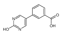 3-(2-oxo-1H-pyrimidin-5-yl)benzoic acid Structure